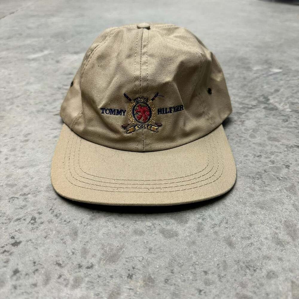 Vintage Tan Tommy Hilfiger Lexus Golf Hat